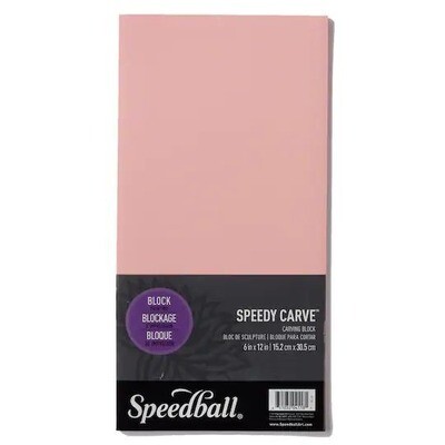 Lino, Speedy Carve 6" x 12", Pink, Speedball