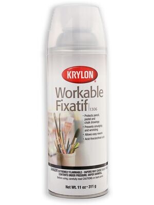 Fixative, Spray, Workable 312g, Krylon
