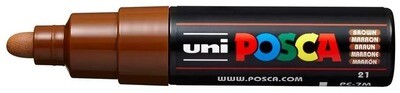 Paint Marker, Broad Bullet Brown, 7mm, PC-7M