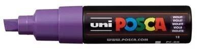Paint Marker, Broad Chisel Violet, 8mm, PC-8K