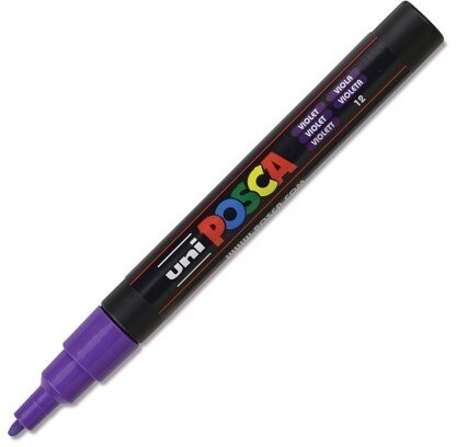Paint Marker, Fine Bullet Violet, 3mm, PC-3M
