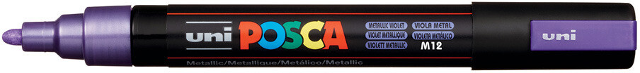 Paint Marker, Medium Bullet Metallic Violet, 5mm, PC-5M