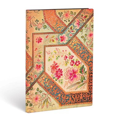 Journal Lined Midi, Softcover Filigree Floral Ivory