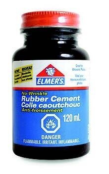 Glue, Rubber Cement 120ml, Elmers