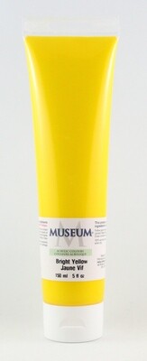 Paint, Acrylic Bright Yellow, 5 Oz Tube, Museum