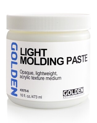 Medium, Molding Paste, Light 16 Oz, Golden 