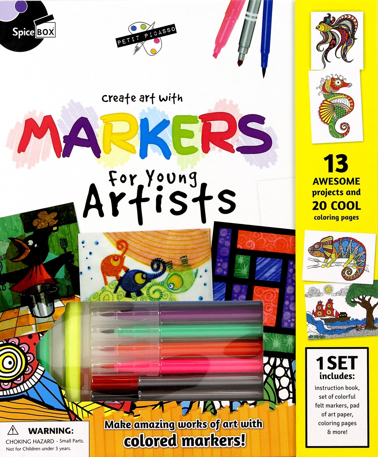 Book Kit: Petit Picasso Markers For Young Artists
