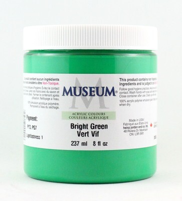 Paint, Acrylic Bright Green, 8 Oz, Museum