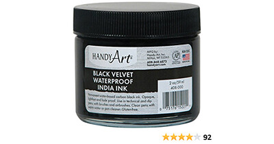 India Ink Black Velvet, 2 Oz