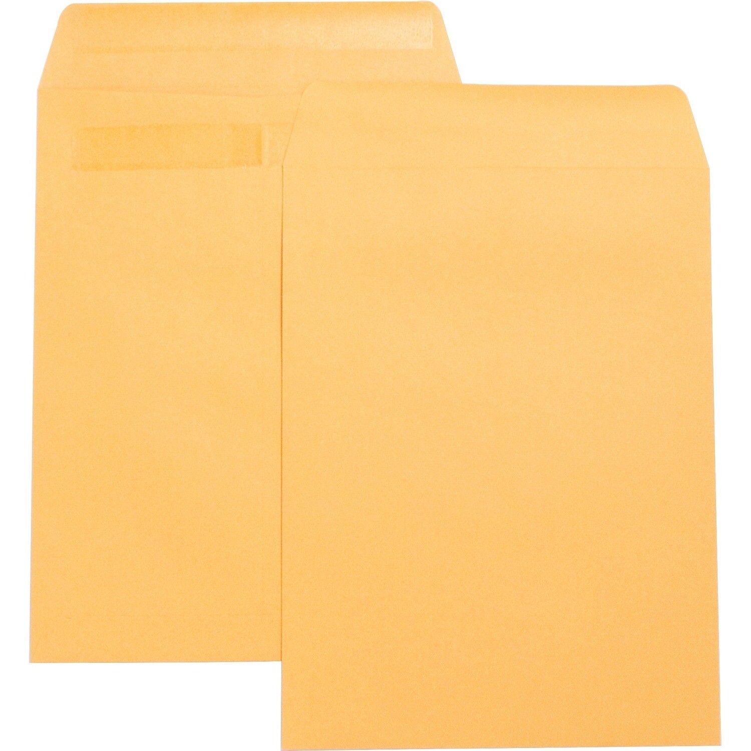 Envelopes, Catalog, Self-Seal 9" x 12", 100 Pack, Kraft