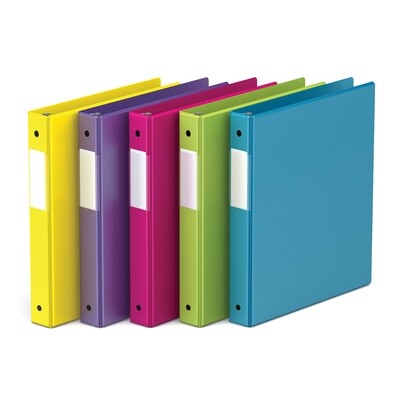 Binder, 1" D-Ring, Assorted Colours
