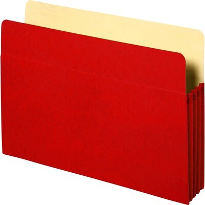 File Holder, Expanding Letter Size, Red