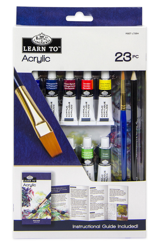 ArtKit, Learn To, Acrylic Paint 23 Peices, Royal Langnickel