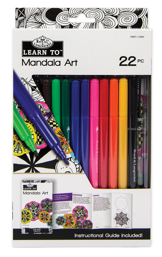 ArtKit, Learn To, Mandala 22 Peices, Royal Langnickel