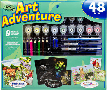 Art Adventure, 9 Projects Teal Box, 48 Pieces