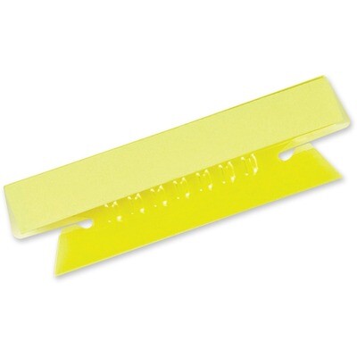 Index Tabs Just tabs, Yellow, 25 Pack, Pendaflex