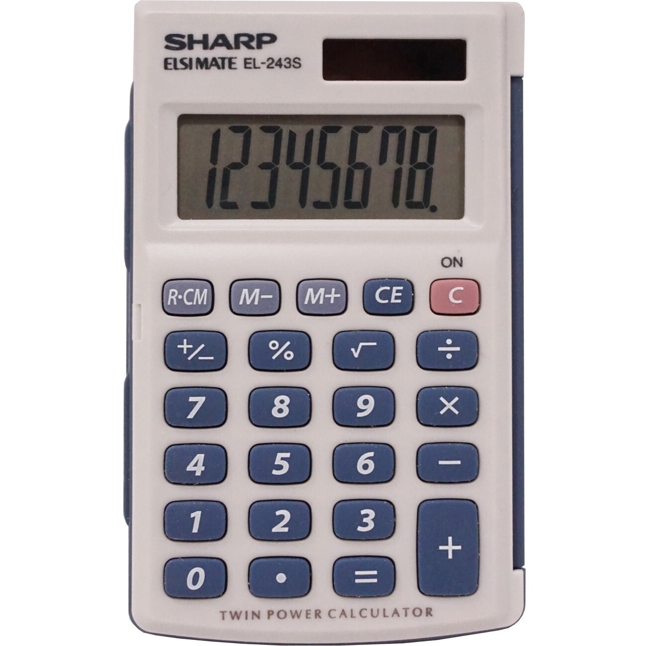 Calculator, Handheld 8 Digit, EL-243SB