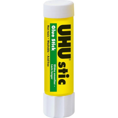 Glue Stick, 8.2g UHU, White