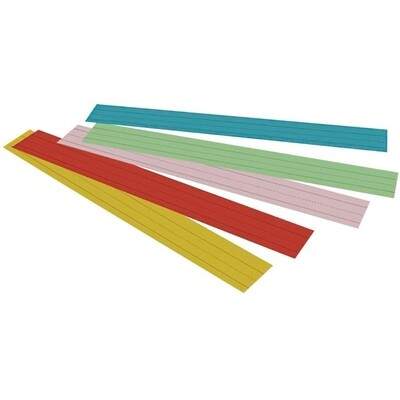 Sentence Strips, Kraft, Rainbow 3" x 24", 100 Pack