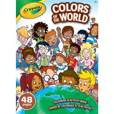 Colouring Book Colours of the World, 48 Pages