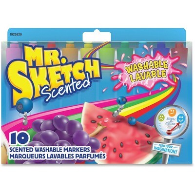 Marker, Mr. Sketch Washable, 10 Pack