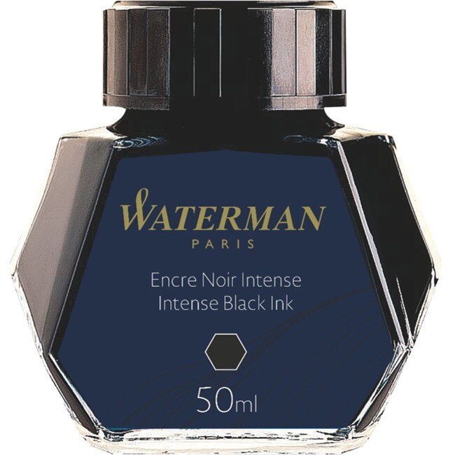 Ink, Fountain Pen Intense Black, 50 ml Bottle