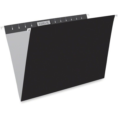 Hanging Folder, Legal, Pendaflex Black, 25 Box, 1/5 Tab Cut, Recycled