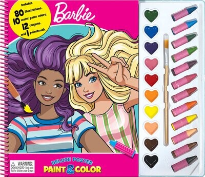Art Kit, Barbie 1 Deluxe Poster, Paint & Colours