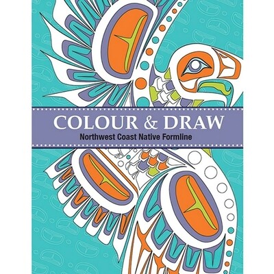 Colouring Book Northwest Coast Native Formline, 32 Pages