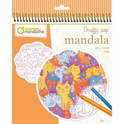 Colouring Book Mandalas, Jumble Cats, 36 Page