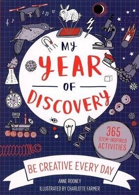 Journal, My Year Of Discovery 365 Stem-Inspired Activities, Be Creative Everyday
