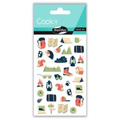 Stickers, Cooky Hiking