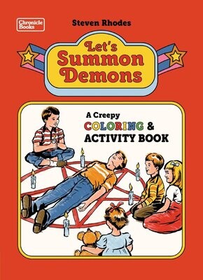 Book, Let's Summon Demons A Creepy Coloring and Activity Book