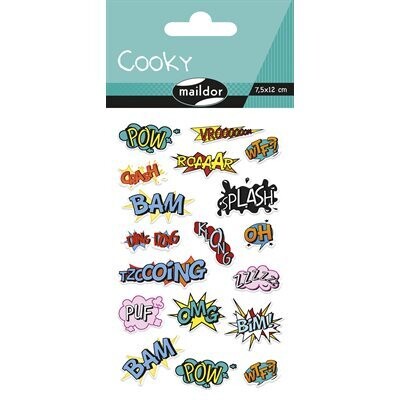 Stickers, Cooky Onomatopoeia, 60 Sticker