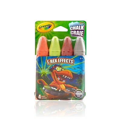 Chalk, Sidewalk, Crayola Assorted, 4 Pack, Washable