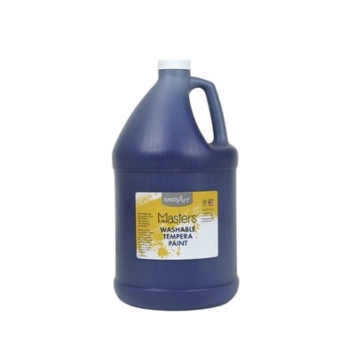 Paint, Liquid Tempera Violet, 3.78 L, Washable
