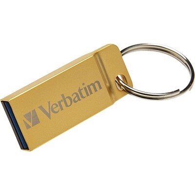 Flash Drive USB 16 GB Metal Executive Gold Verbatim