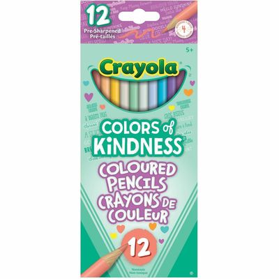 Pencils, Colours of Kindness 12 Pack, Assorted, Crayola