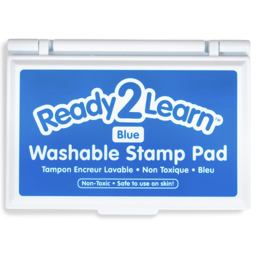 Stamp Pad, Washable, Non-Toxic Blue, 3 3/4&quot; x 2 1/4&quot;