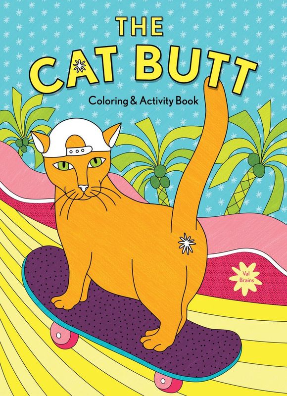 Book, Cat Butt Coloring and Activity Book