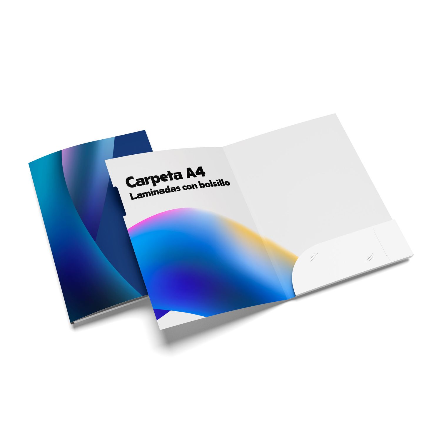 Carpetas A4 Laminadas con Bolsillo