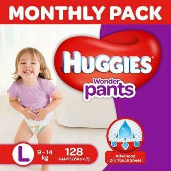 huggies xl monthly pack