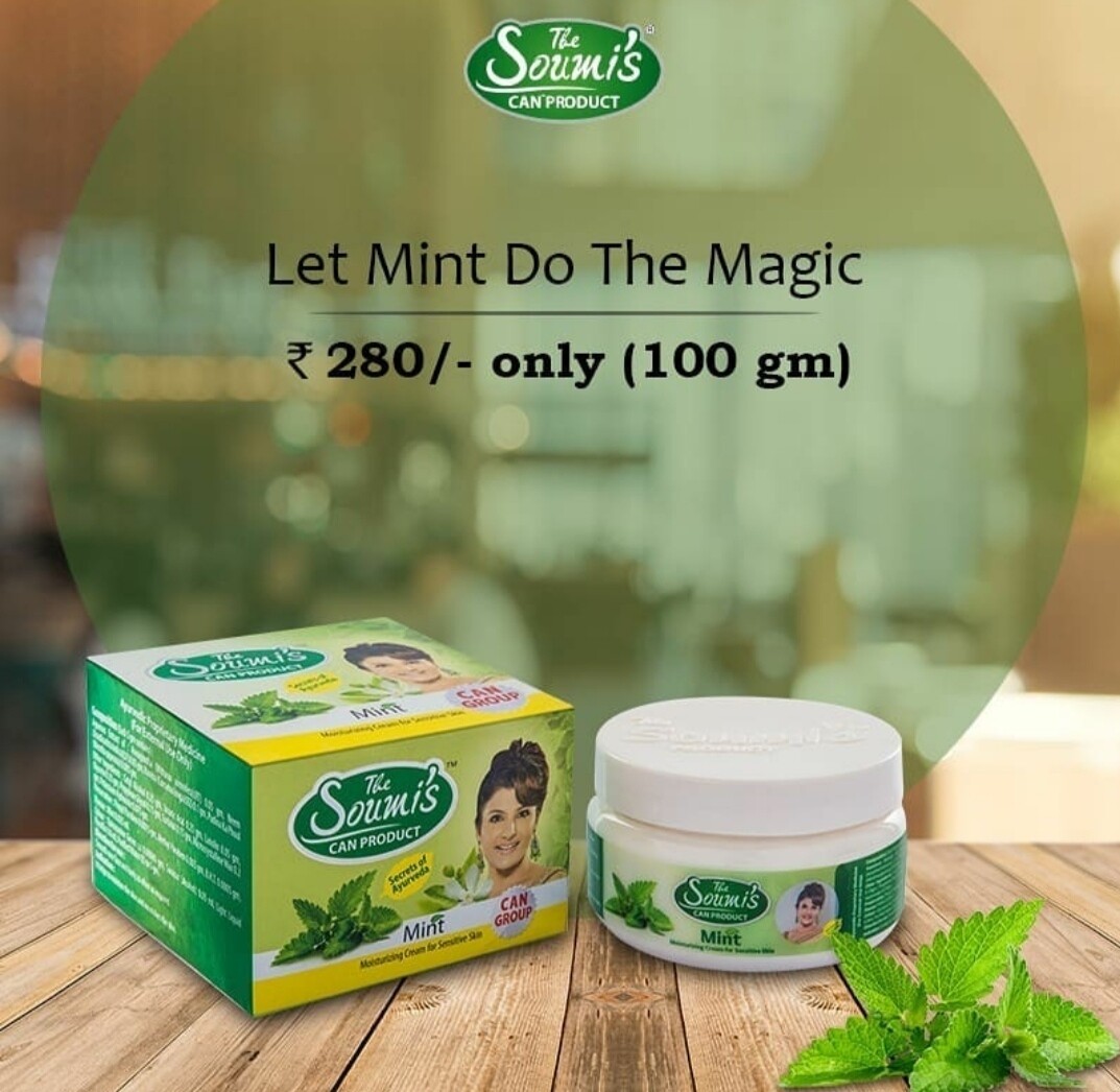 THE SOUMI&#39;S CAN PRODUCT MINT MOISTURIZING CREAM  (100 mg)