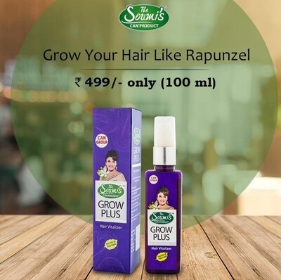 The Soumi&#39;s Can Product GROW PLUS HAIR VITILIZER  (100 ml)