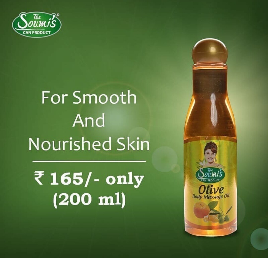 The Soumi&#39;s Can Product Olive Body Massage Oil