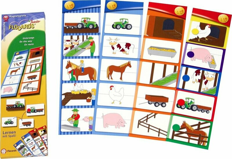 FLOCARDS - Unterwegs Ergänzungskartensatz für Flocards Junior FLOCARDS - Unterwegs Ergänzungskartensatz für Flocards Junior