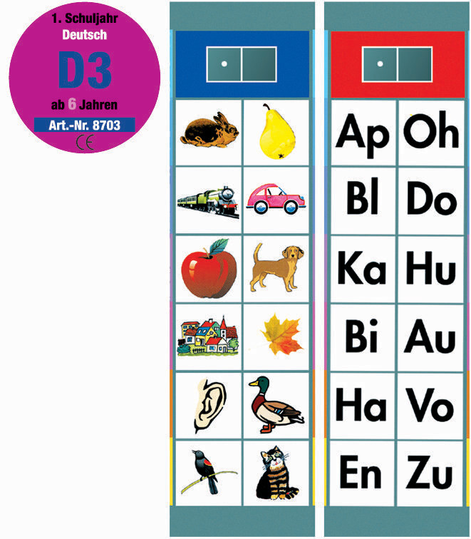 FLOCARDS - Set D3 Deutsch 1. Klasse