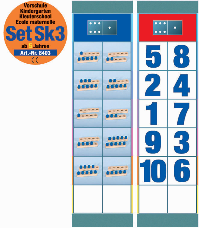 FLOCARDS - Set SK3 Zählen und Zahlen FLOCARDS - Set SK3 Zählen und Zahlen