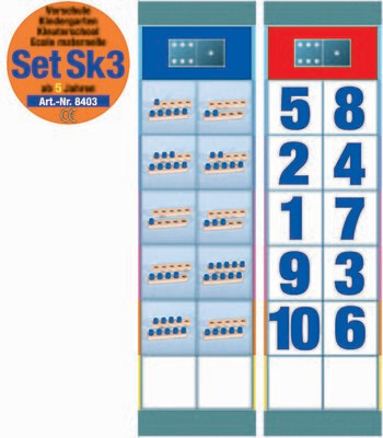 FLOCARDS - Set SK3 Zählen und Zahlen