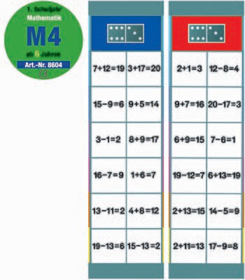 FLOCARDS - Set M4 Mathematik 1. Klasse
